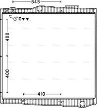 AVA SC2046 - Radiator, engine cooling car-mod.net