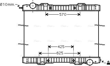 AVA SC2020N - Radiator, engine cooling car-mod.net