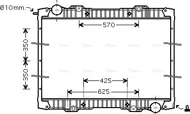 AVA SC2020 - Radiator, engine cooling car-mod.net
