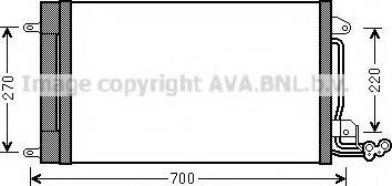 AVA ST 5038 - Condenser, air conditioning car-mod.net