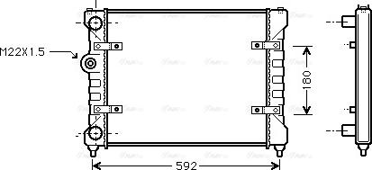 AVA ST 2023 - Radiator, engine cooling car-mod.net