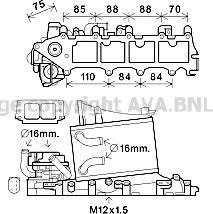 AVA VN4376 - Intercooler, charger car-mod.net