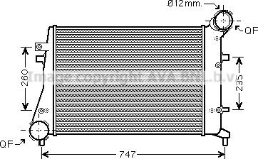 AVA VN4268 - Intercooler, charger car-mod.net