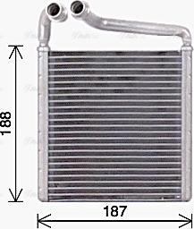 AVA VN6416 - Heat Exchanger, interior heating car-mod.net