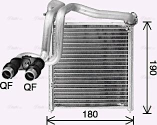 AVA VN6438 - Heat Exchanger, interior heating car-mod.net