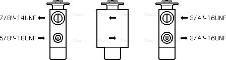 AVA VN1101 - Expansion Valve, air conditioning car-mod.net
