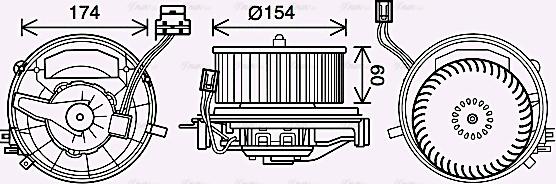 AVA VN8399 - Interior Blower car-mod.net