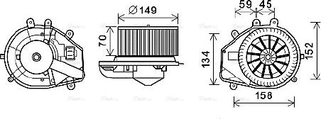 AVA VN8352 - Interior Blower car-mod.net