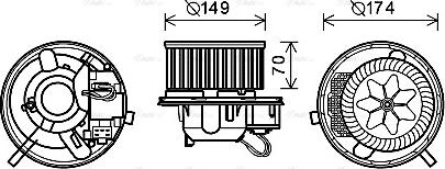 AVA VN8339 - Interior Blower car-mod.net