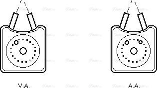AVA VN3147 - Oil Cooler, engine oil car-mod.net