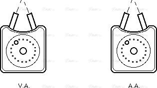 AVA VN3106 - Oil Cooler, engine oil car-mod.net