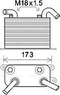 AVA VN3310 - Oil Cooler, automatic transmission car-mod.net