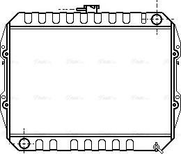 AVA VN2090 - Radiator, engine cooling car-mod.net