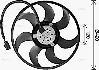 AVA VN7547 - Fan, radiator car-mod.net