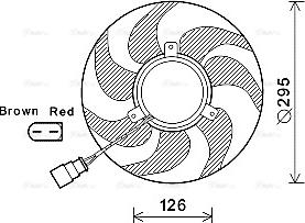 AVA VN7535 - Fan, radiator car-mod.net