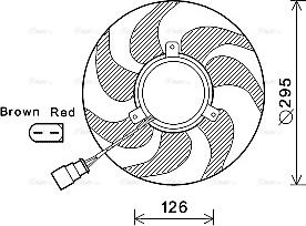 AVA VN7536 - Fan, radiator car-mod.net