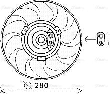 AVA VN7530 - Fan, radiator car-mod.net