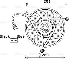 AVA VN7531 - Fan, radiator car-mod.net