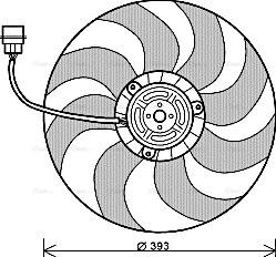 AVA VN7526 - Fan, radiator car-mod.net