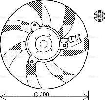 AVA VN7527 - Fan, radiator car-mod.net