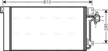 AVA VNA5236D - Condenser, air conditioning car-mod.net