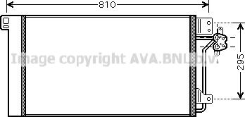 AVA VNA5236 - Condenser, air conditioning car-mod.net