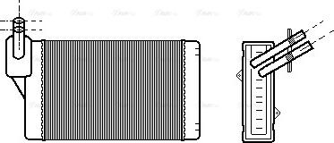 AVA VNA6060 - Heat Exchanger, interior heating car-mod.net