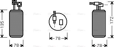 AVA VND052 - Dryer, air conditioning car-mod.net