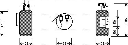 AVA VND169 - Dryer, air conditioning car-mod.net