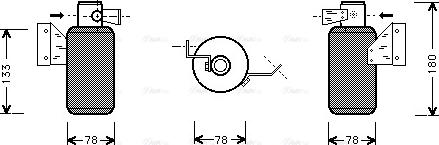 AVA VND166 - Dryer, air conditioning car-mod.net