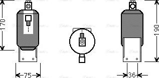 AVA VND292 - Dryer, air conditioning car-mod.net