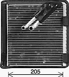 AVA VNV422 - Evaporator, air conditioning car-mod.net
