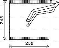 AVA VNV387 - Evaporator, air conditioning car-mod.net