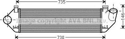 AVA VO 4134 - Intercooler, charger car-mod.net