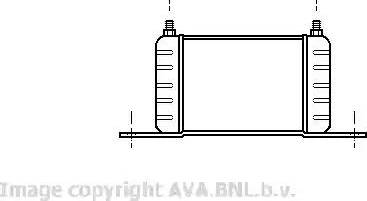 AVA VO3068 - Oil Cooler, automatic transmission car-mod.net