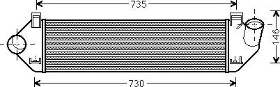 AVA VOA4134 - Intercooler, charger car-mod.net