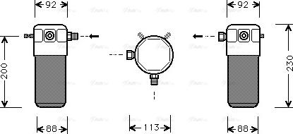 AVA VO D099 - Dryer, air conditioning car-mod.net