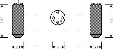 AVA VO D104 - Dryer, air conditioning car-mod.net