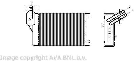 AVA VW6060 - Heat Exchanger, interior heating car-mod.net