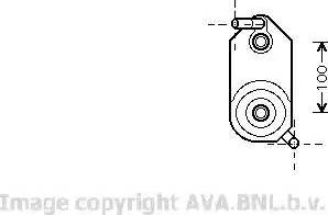 AVA VW 3110 - Oil Cooler, automatic transmission car-mod.net