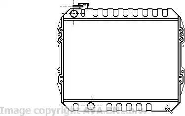 AVA VW 2088 - Radiator, engine cooling car-mod.net