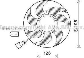AVA VW7536 - Fan, radiator car-mod.net