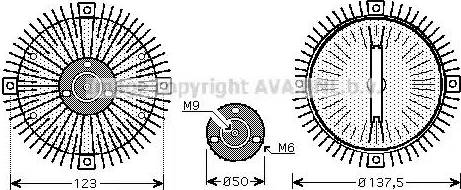 AVA VW C273 - Clutch, radiator fan car-mod.net