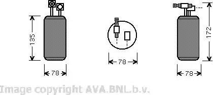 AVA VW D052 - Dryer, air conditioning car-mod.net