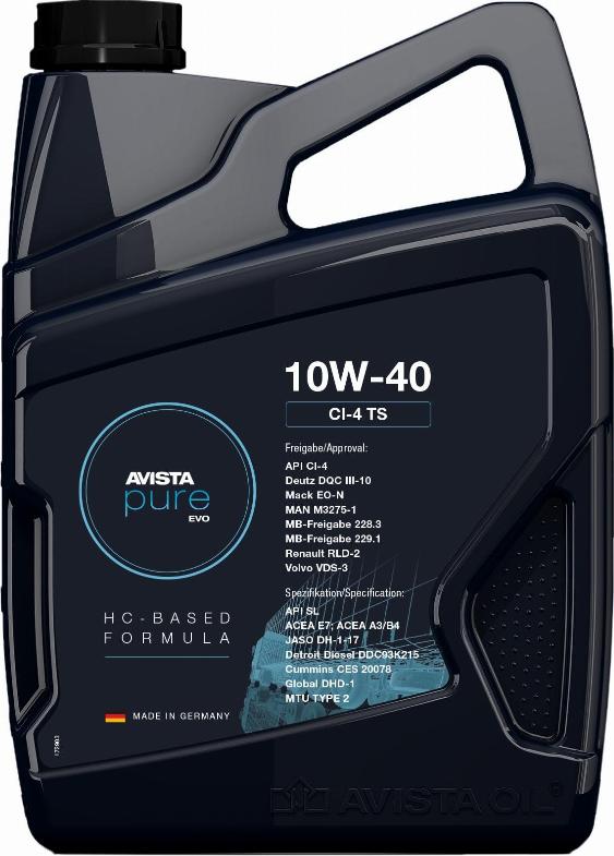 AVISTA 116 - Engine Oil car-mod.net