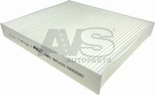 AVS Autoparts HBA151 - Filter, interior air car-mod.net