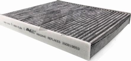 AVS Autoparts HBA244C - Filter, interior air car-mod.net