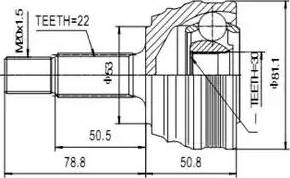 Aywiparts AW1510027 - CV Joint Kit, drive shaft car-mod.net