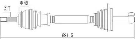 Aywiparts AW1530115 - Drive Shaft car-mod.net