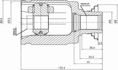 Aywiparts AW1520076 - CV Joint Kit, drive shaft car-mod.net